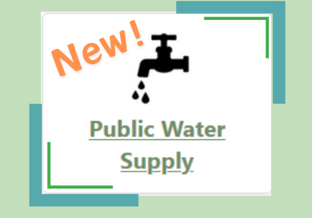 New public water supply data