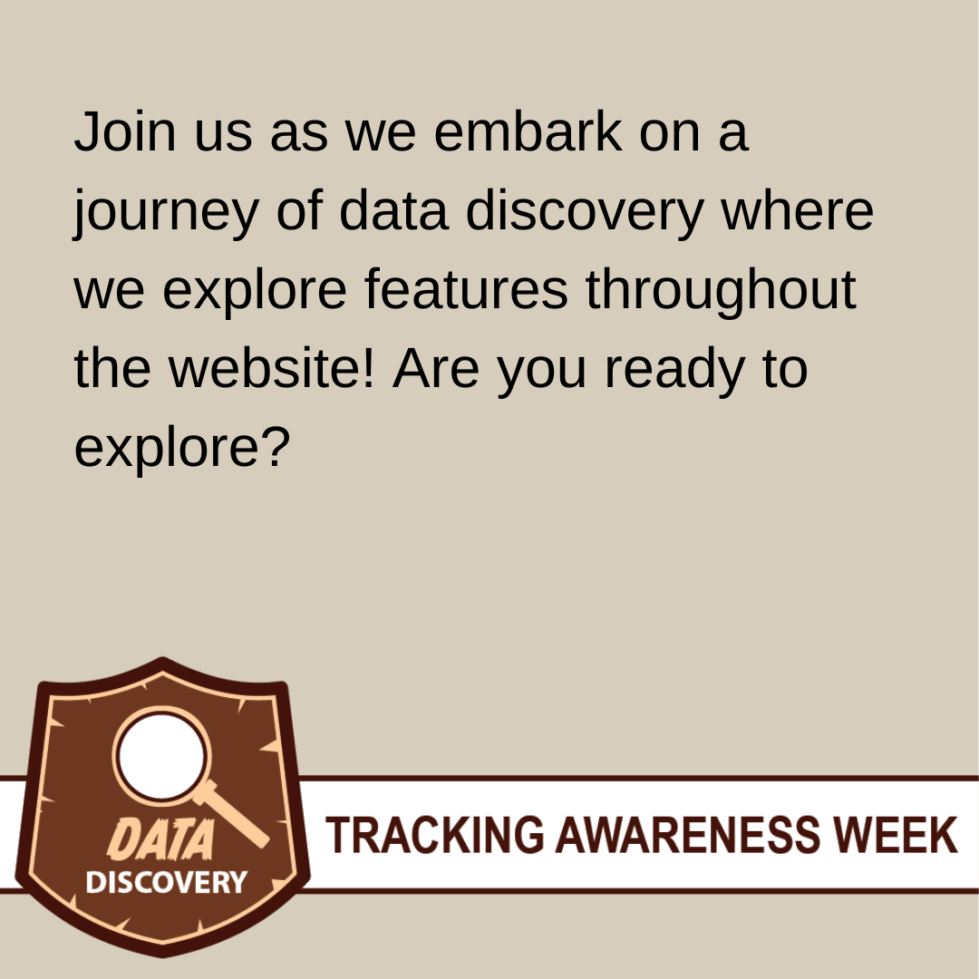 Join us as we embark on a journey of data discovery where we explore features throughout the website! Are you ready to explore? 