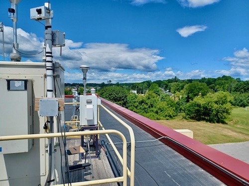 Bangor air monitoring site