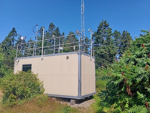 Cape Elizabeth air monitoring facility