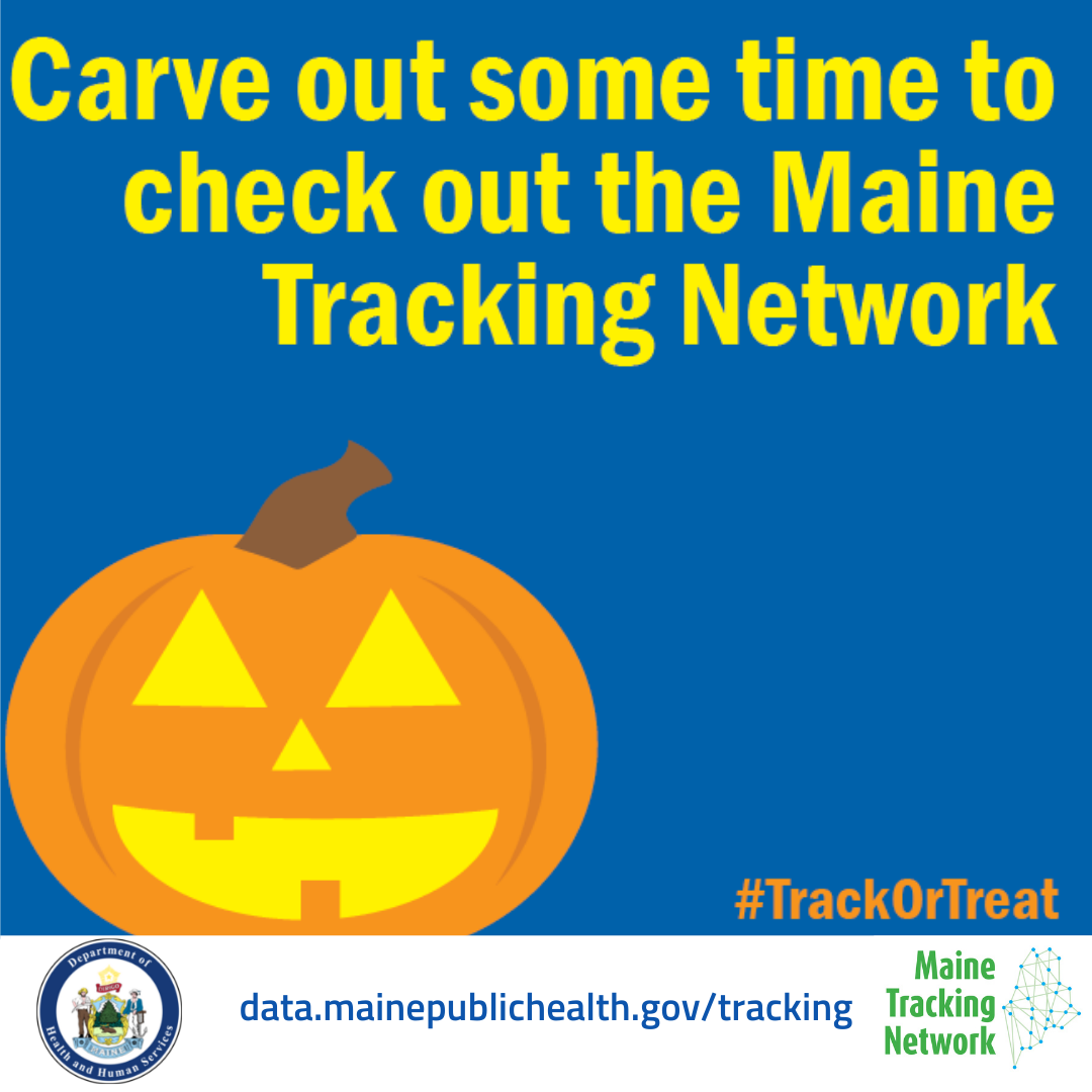 Carve out some time to check out the Maine Tracking Network with a picture of a jack-o-lantern