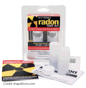 Do it yourself radon test kit