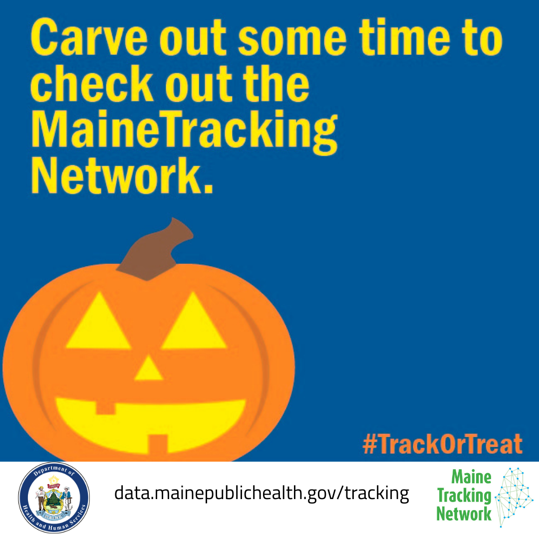 Carve out some time to check out the Maine Tracking Network with a picture of a jack-o-lantern